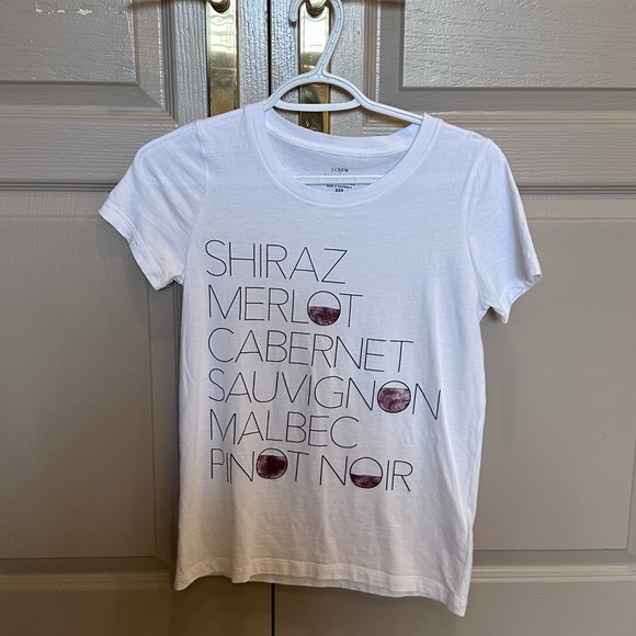 JCrew Wine t-shirt - Picture 1 of 4